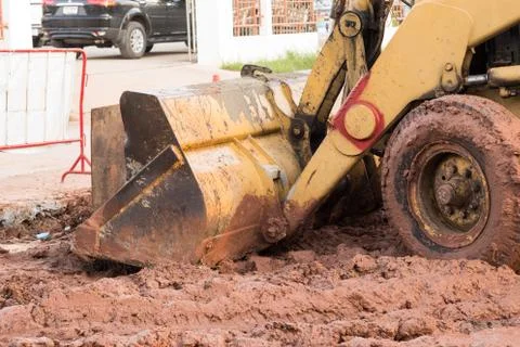 Bulldozer performing Stock Photos