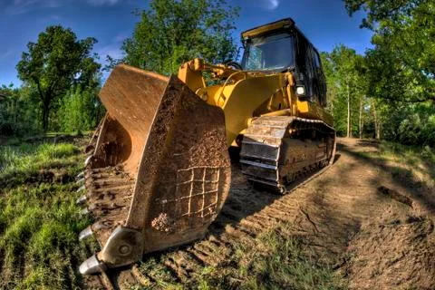 Bulldozer Foto stock