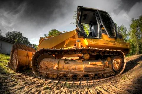 Bulldozer Foto stock