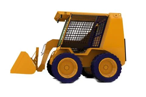 Bulldozer on wheels Stock Photos