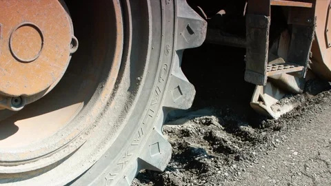 Bulldozer on work Vídeo Stock 94722563