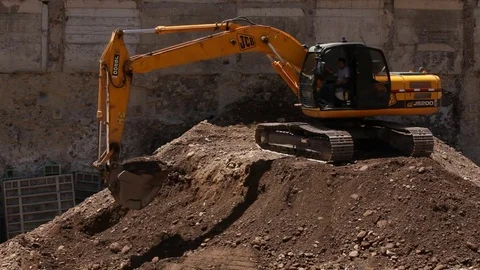 Bulldozer working Stock-Footage 77100462