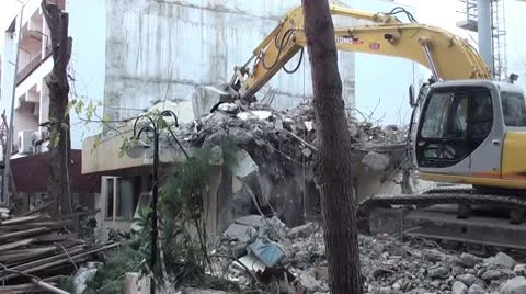 Bulldozer working wsnd Stock Footage 10747142