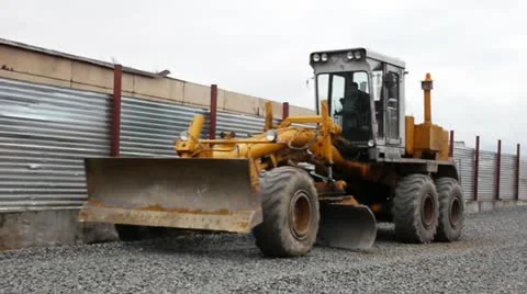 Bulldozers Stock Footage 22349658