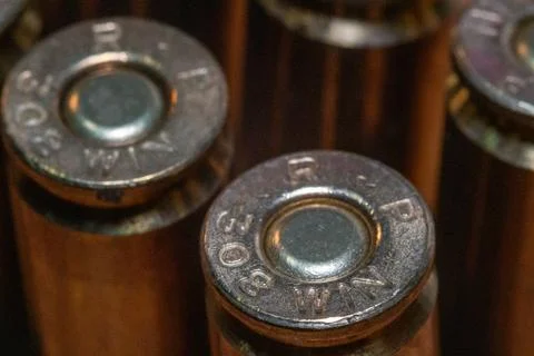 Bullet Base and Primer Macro Stock Photos