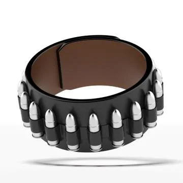 Bullet bracelet Illustrazione stock