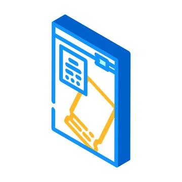 Bullet casing crime isometric icon vector illustration Stock Illustration