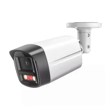 Bullet ccctv camera white background Stock Photos