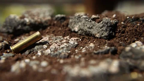 A Bullet Falling Stock Footage 196597067