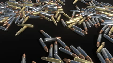 Bullet on Floor Stock Footage 344285958