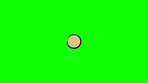 Bullet Flying Toward Camera on Green Screen (Front View) Stock Footage 327537900