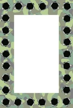 Bullet frame Stock Illustration