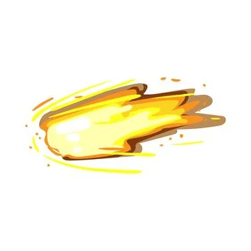 Bullet gun flash cartoon vector illustration Stock Illustration