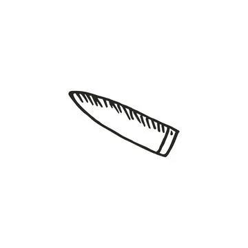 Bullet. Hand drawn vector illustration isolated Illustrazione stock