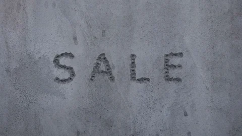 Bullet hits in a concrete wall. Stock Footage 128984524