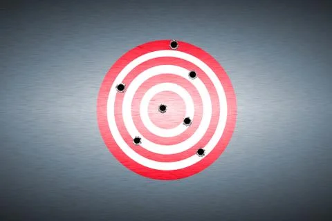 Bullet hole Stock Illustration