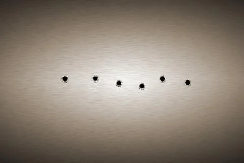 Bullet hole Stock Illustration