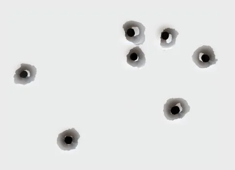 Bullet hole Stock Photos