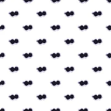 Bullet holes creating a seamless repeating pattern Stock Illustration