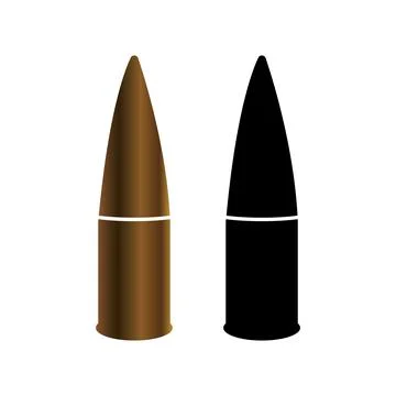 Bullet icon Illustrazione stock