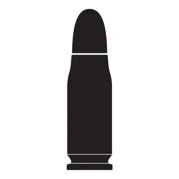 Bullet icon isolated on white background. Vector illustration. Stock Illustration