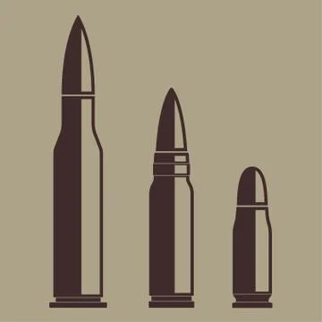 Bullet icon set. Vector illustration of various bullets. Stock Illustration