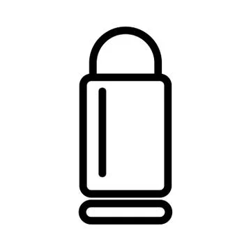 Bullet icon vector. Isolated contour symbol illustration Stock Illustration