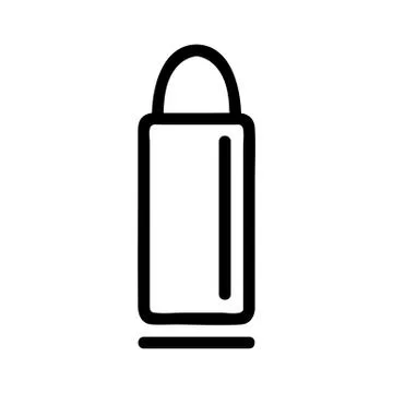Bullet icon vector. Isolated contour symbol illustration Stock Illustration