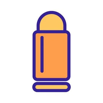 Bullet icon vector. Isolated contour symbol illustration Stock Illustration