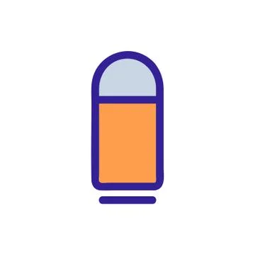 Bullet icon vector. Isolated contour symbol illustration Stock Illustration