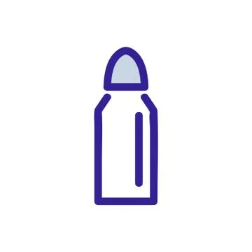 Bullet icon vector. Isolated contour symbol illustration Stock Illustration