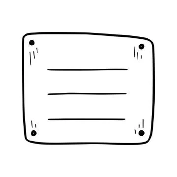 Bullet journal hand drawn note element. 스톡 일러스트