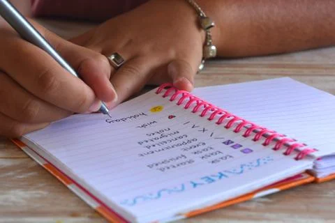 Bullet Journal Stock Photos