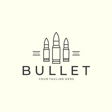 Bullet with linear style logo vector illustration design icon template. soldi Stock Illustration