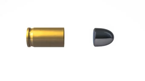 Bullet mock up Stock Illustration