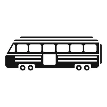 Bullet move train icon simple vector. High speed Stock Illustration