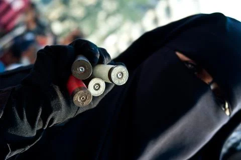 Bullet niqab 写真素材