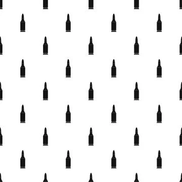 Bullet pattern seamless vector Stock Illustration