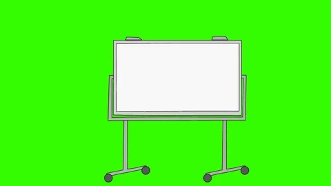 Bullet Point Board, Fly in, Fly Out:  Looping + Matte Stock Footage 70389101