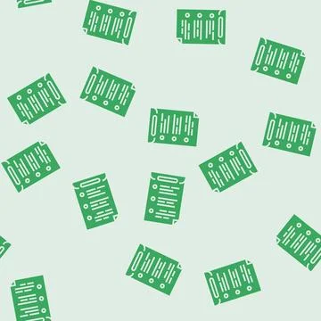 Bullet points list glyph seamless pattern Stock Illustration