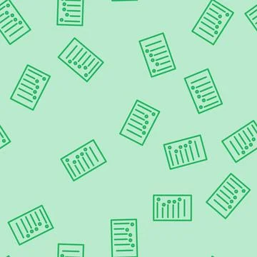 Bullet points list line vector seamless pattern Stockillustratie