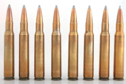 Bullet row Stock Photos