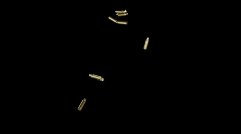 Bullet Shells Animation Vídeos de archivo 5349247