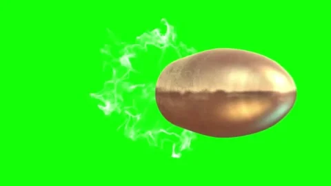 Bullet shot motion graphics with green screen background Stock Footage