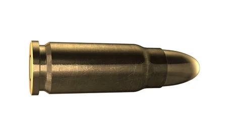 Bullet spin loop Video stock 87484731