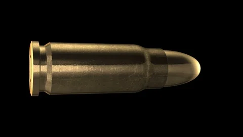 Bullet spin loop Stock Footage 87484964