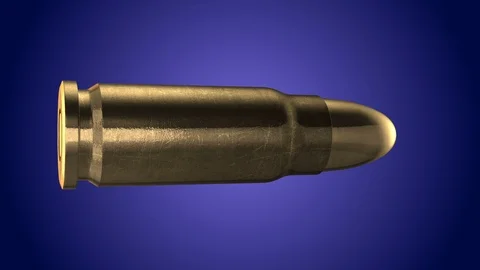 Bullet spin loop Stockbeeldmateriaal 87485105