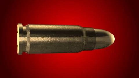 Bullet spin loop Stockbeeldmateriaal 87485763