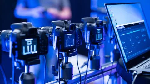 Bullet time camera Stock Photos