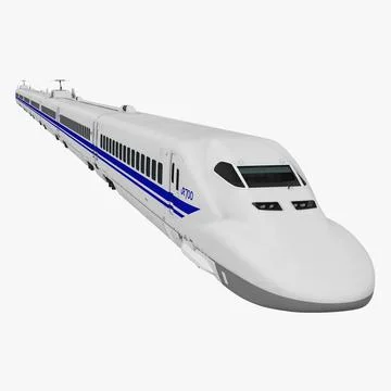 Bullet Train JR700 Japan Railways 3D Model